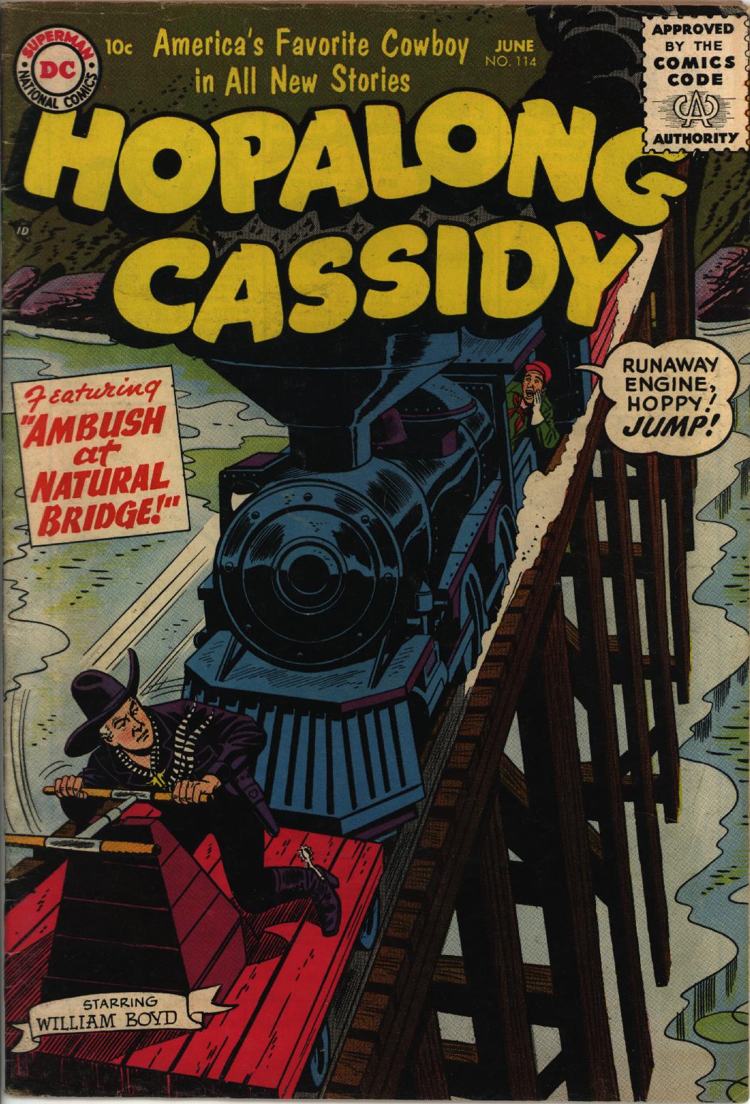 Read online Hopalong Cassidy comic -  Issue #114 - 1