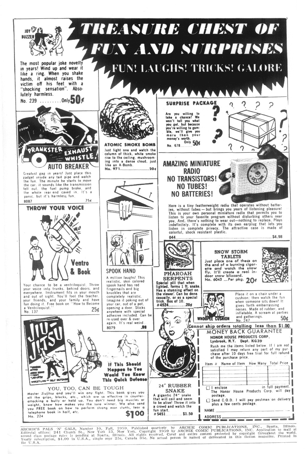 Read online Archie's Pals 'N' Gals (1952) comic -  Issue #10 - 2