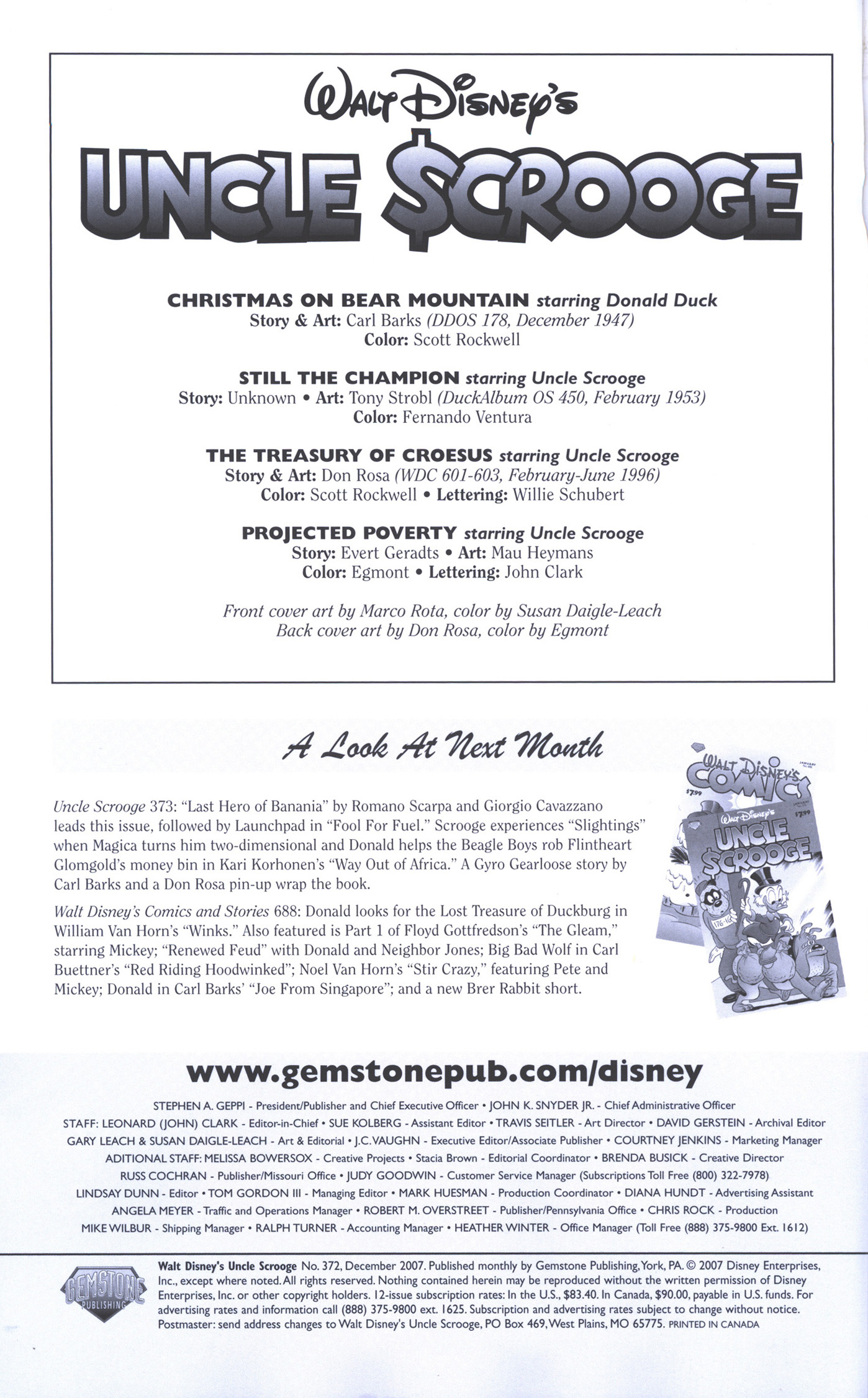 Read online Uncle Scrooge (1953) comic -  Issue #372 - 2