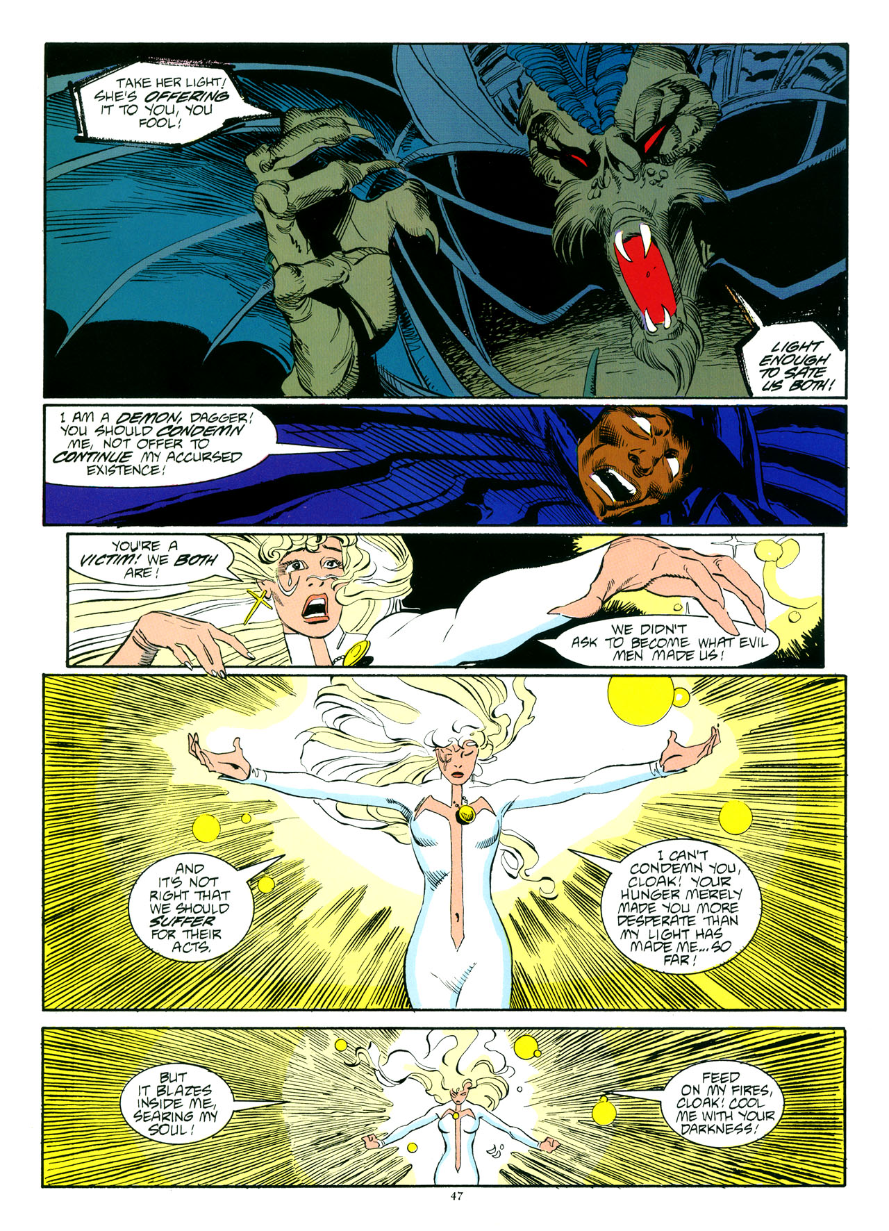 Read online Marvel Graphic Novel comic -  Issue #35 - Cloak & Dagger - Predator and Prey - 51