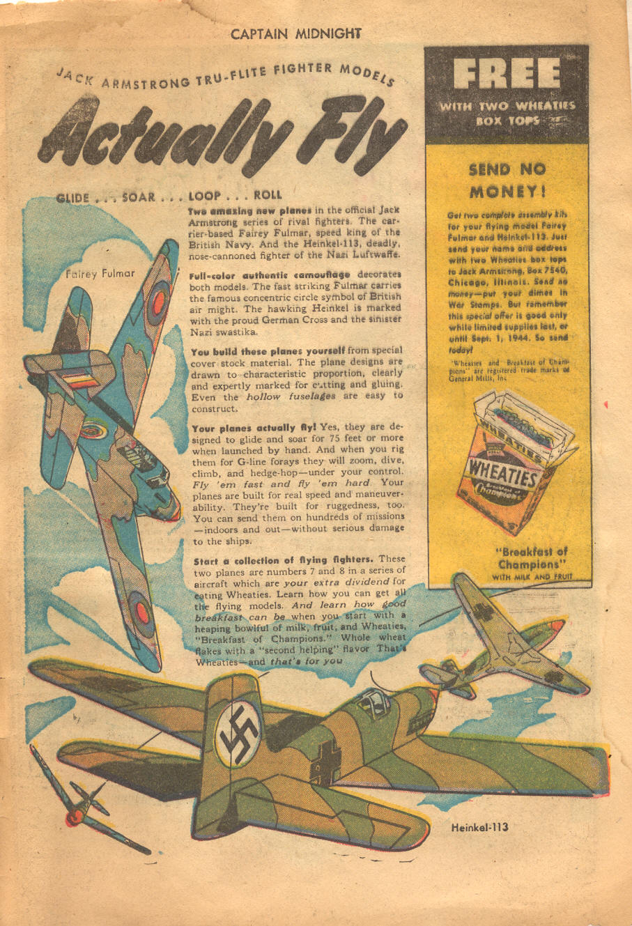 Read online Captain Midnight (1942) comic -  Issue #23 - 33