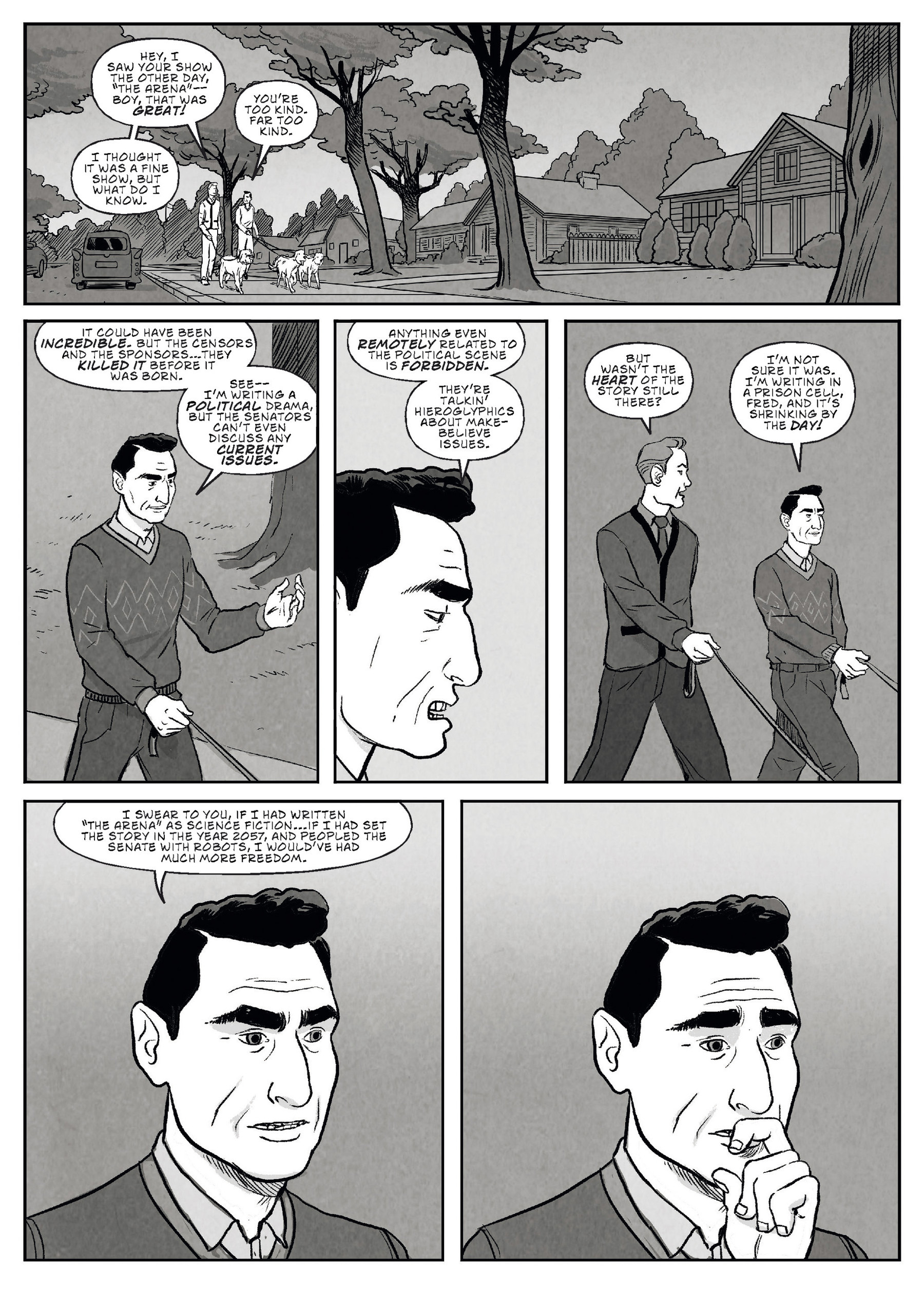 Read online The Twilight Man: Rod Serling and the Birth of Television comic -  Issue # TPB (Part 1) - 98