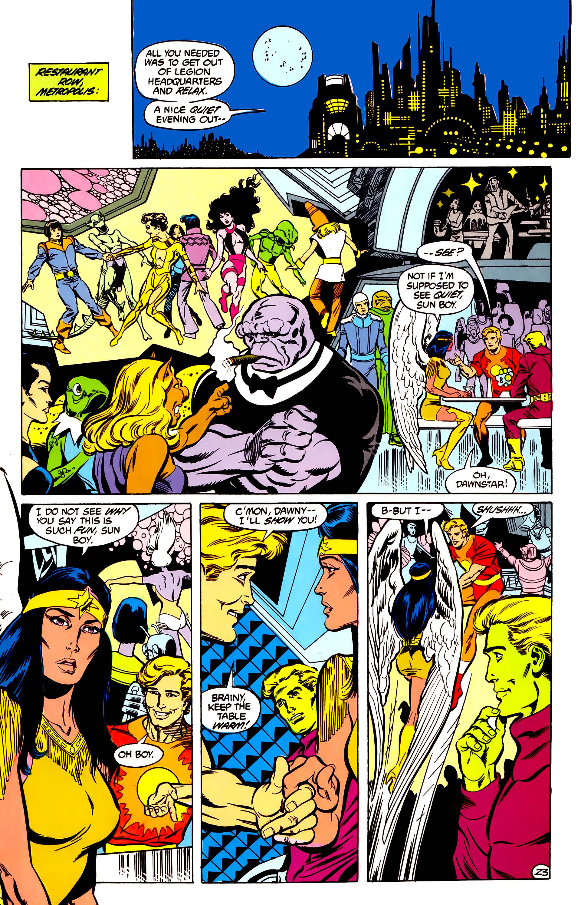 Read online Legion of Super-Heroes (1984) comic -  Issue #30 - 24