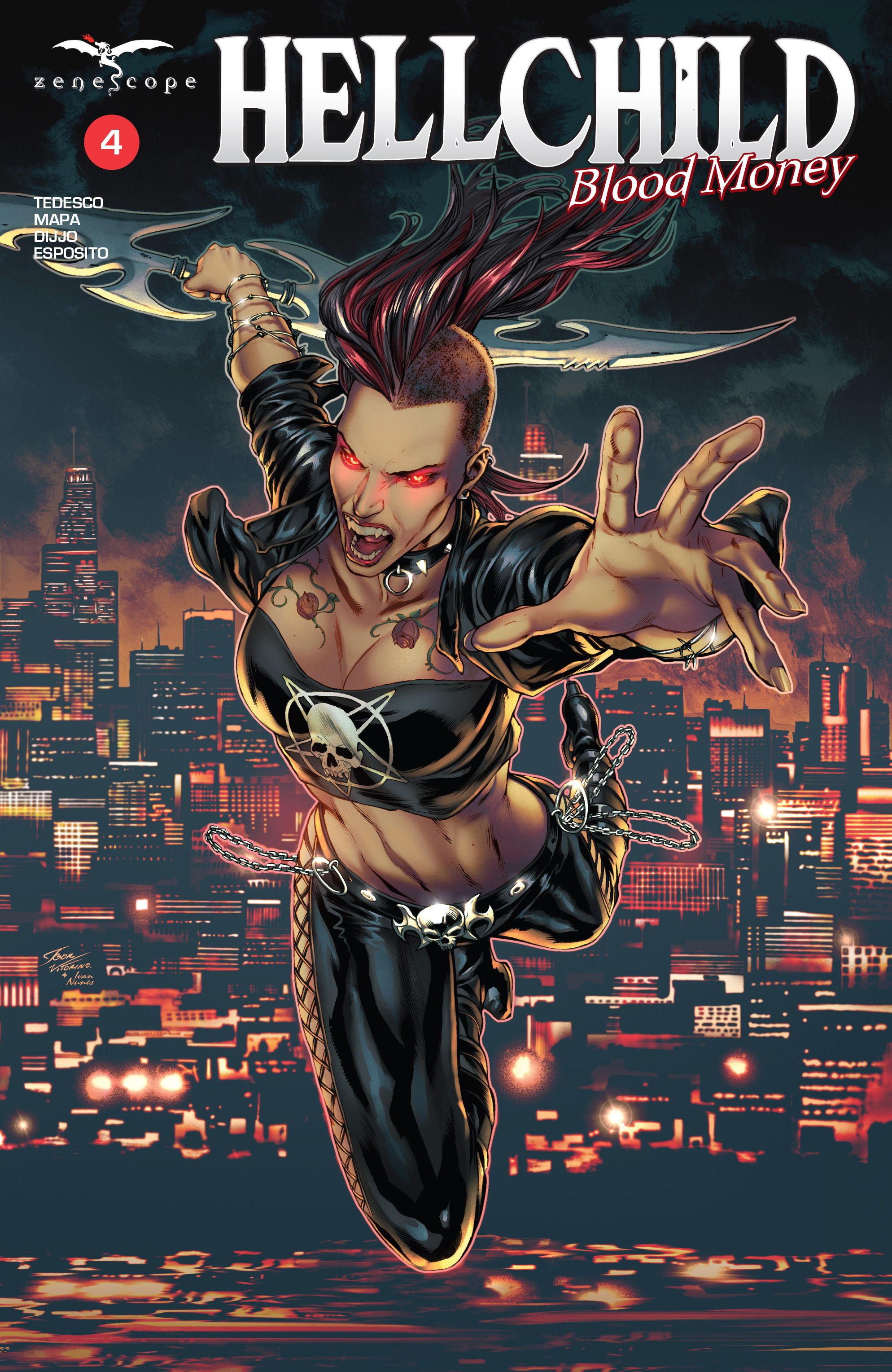 Read online Hellchild: Blood Money comic -  Issue #4 - 1