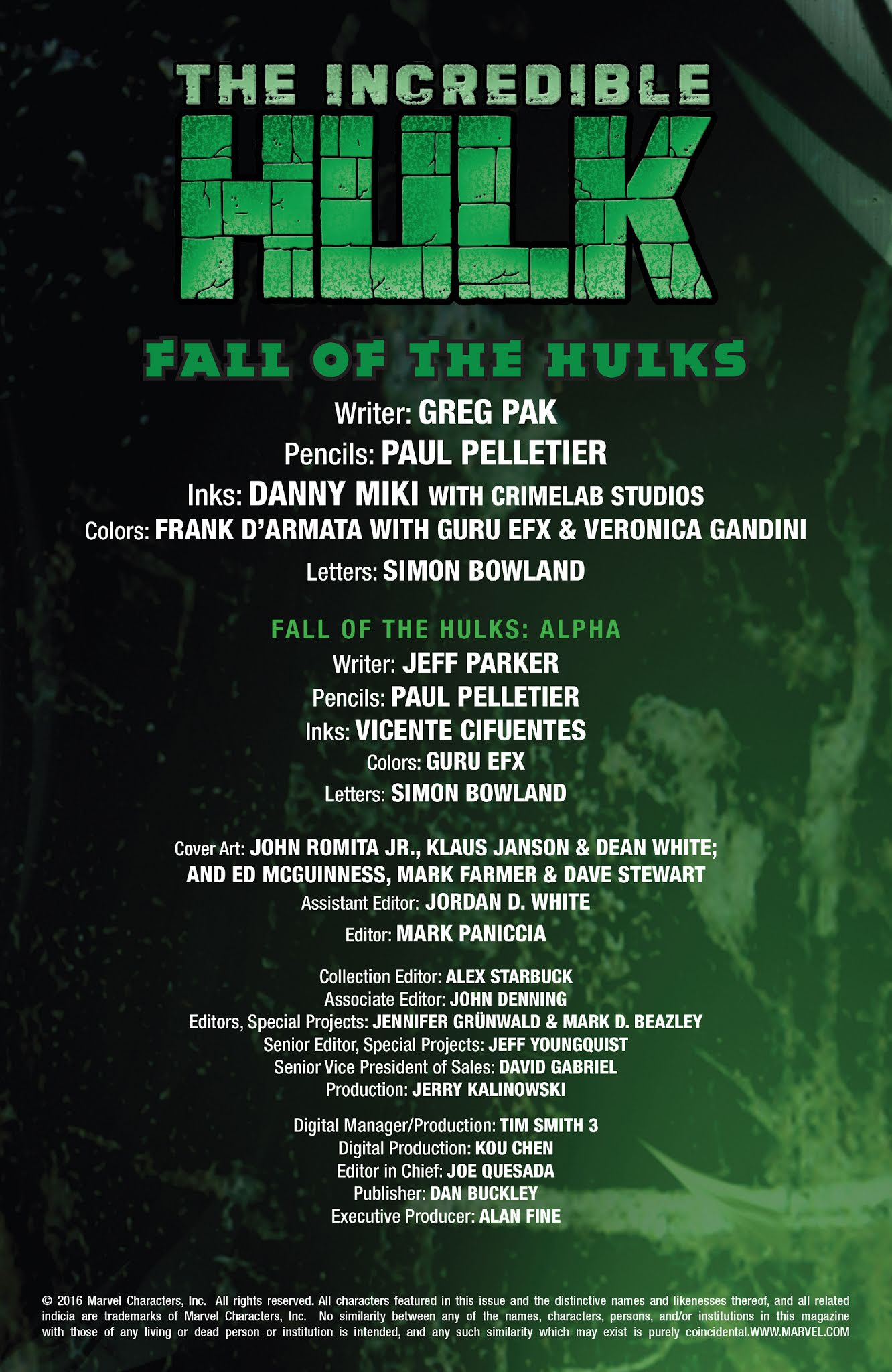 Read online The Incredible Hulks: Fall of the Hulks comic -  Issue # TPB (Part 1) - 2