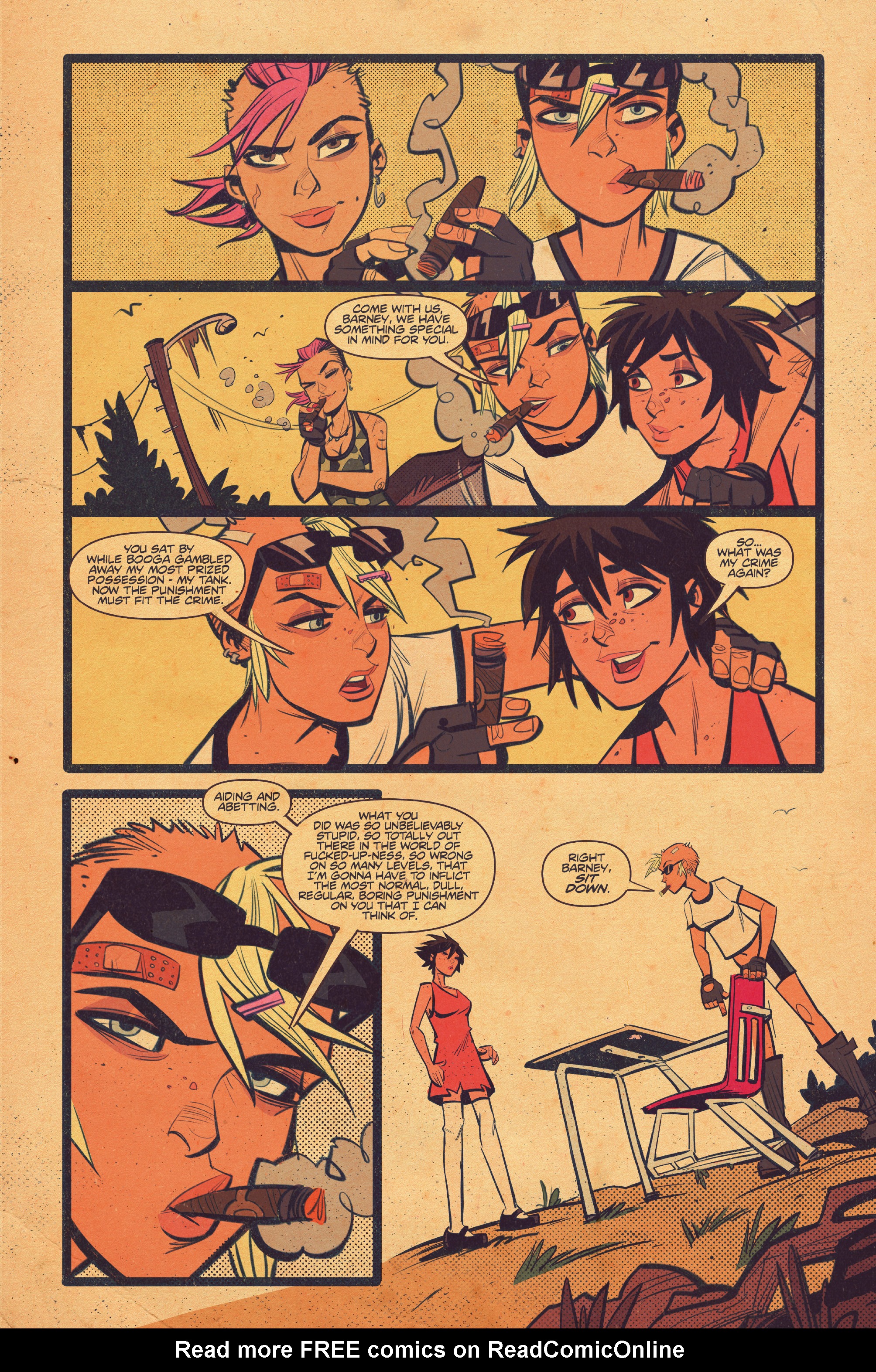 Read online Tank Girl: Gold comic -  Issue #1 - 13