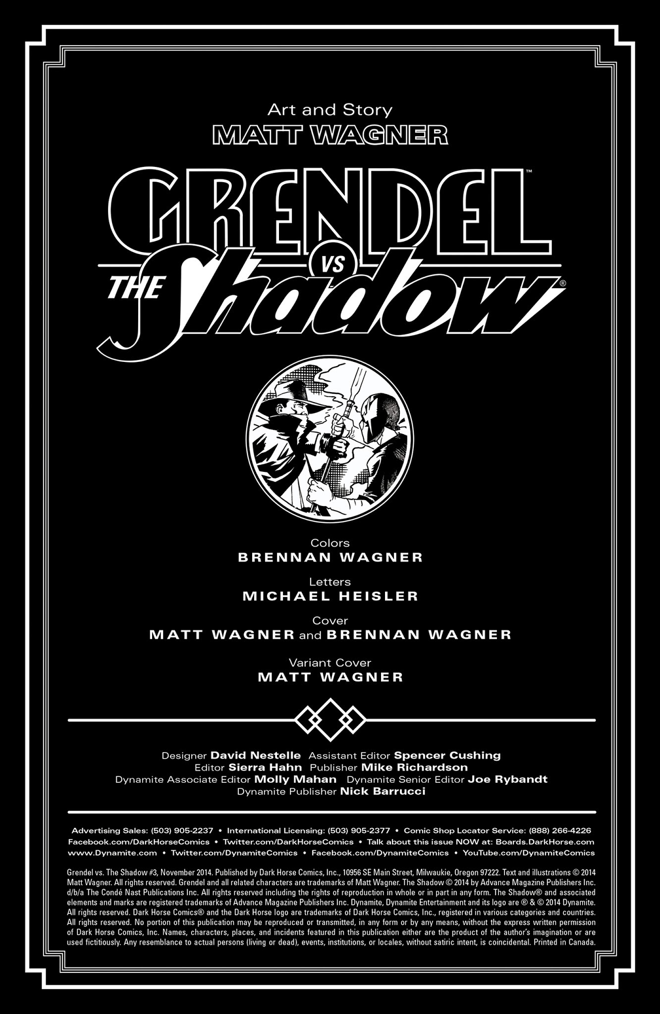 Read online Grendel vs. The Shadow comic -  Issue #3 - 3