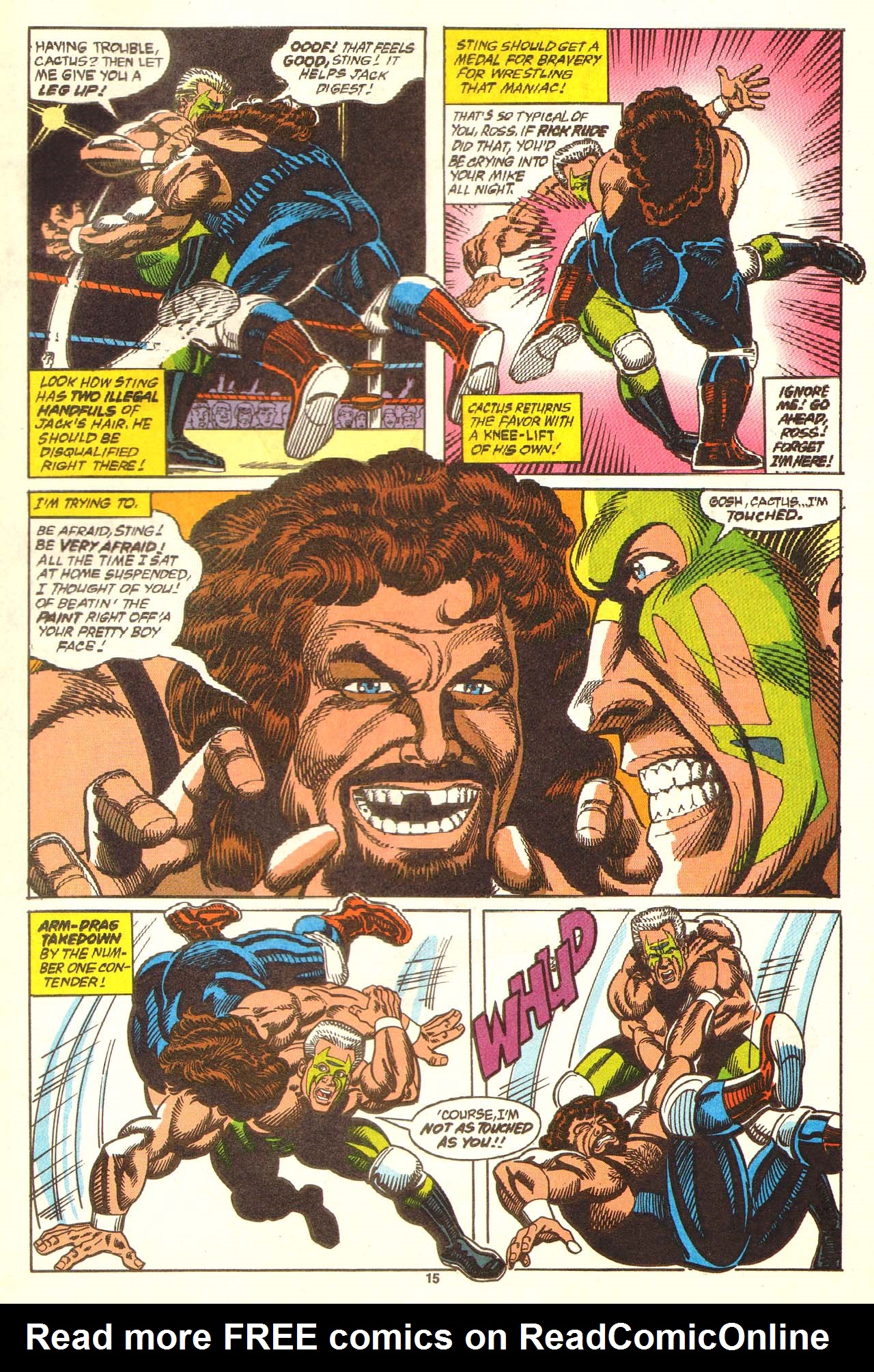 Read online WCW World Championship Wrestling comic -  Issue #6 - 17