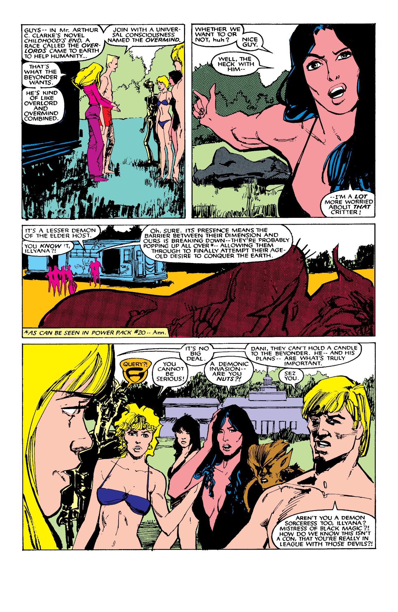 Read online New Mutants Classic comic -  Issue # TPB 5 - 157