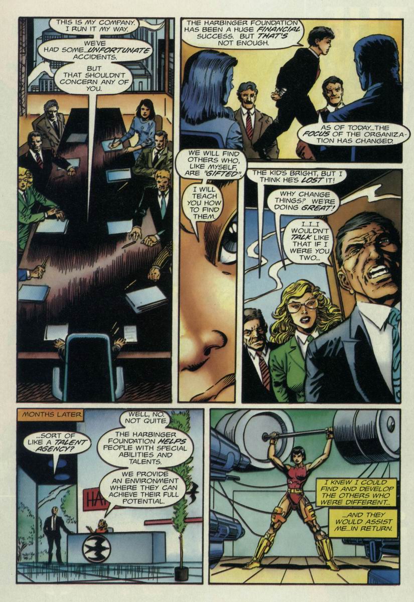 Read online Harbinger Files comic -  Issue #1 - 16