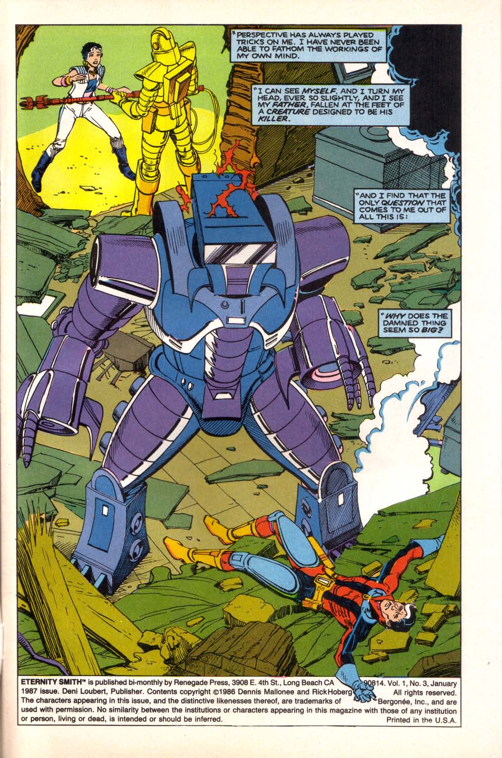 Read online Eternity Smith comic -  Issue #3 - 3