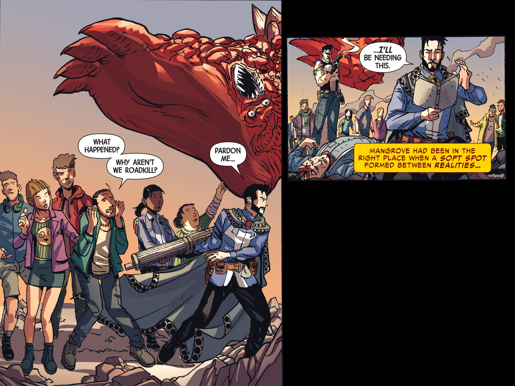 Read online Doctor Strange/Punisher: Magic Bullets Infinite Comic comic -  Issue #8 - 55