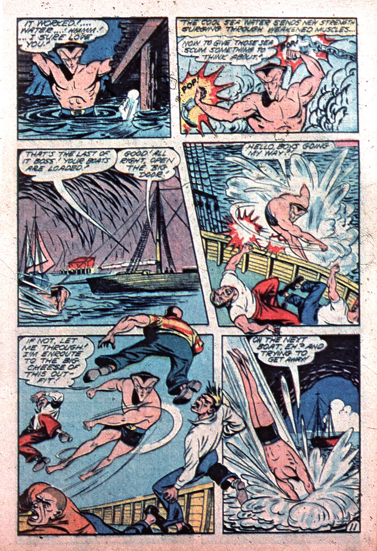 Read online Sub-Mariner Comics comic -  Issue #15 - 13