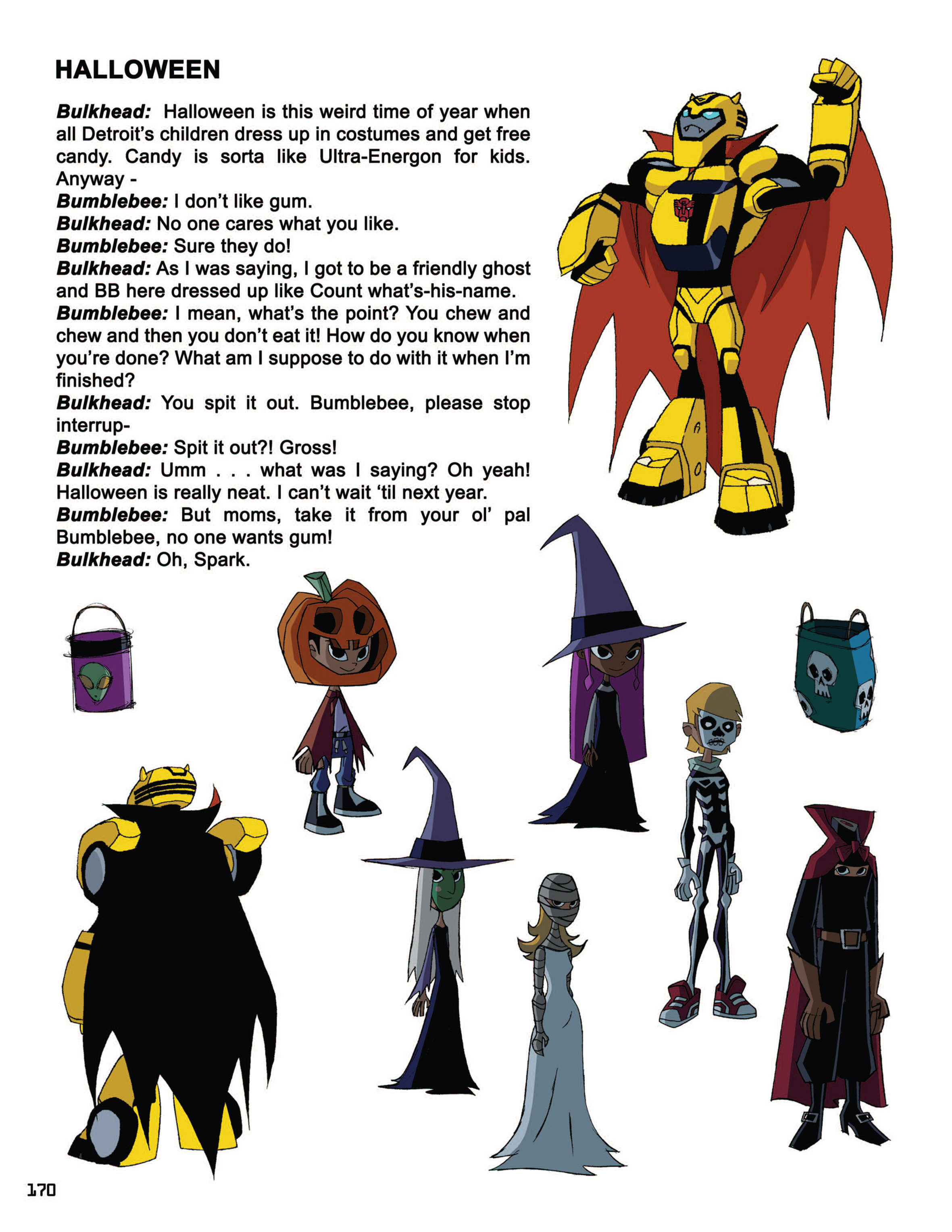 Read online Transformers Animated: The Allspark Almanac comic -  Issue # TPB 1 - 171