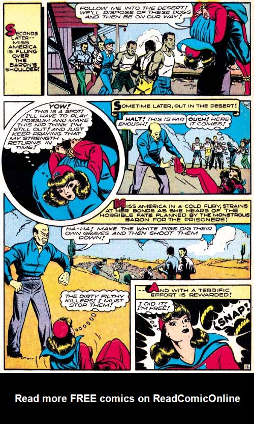 Read online Miss America Comics comic -  Issue #1 - 12