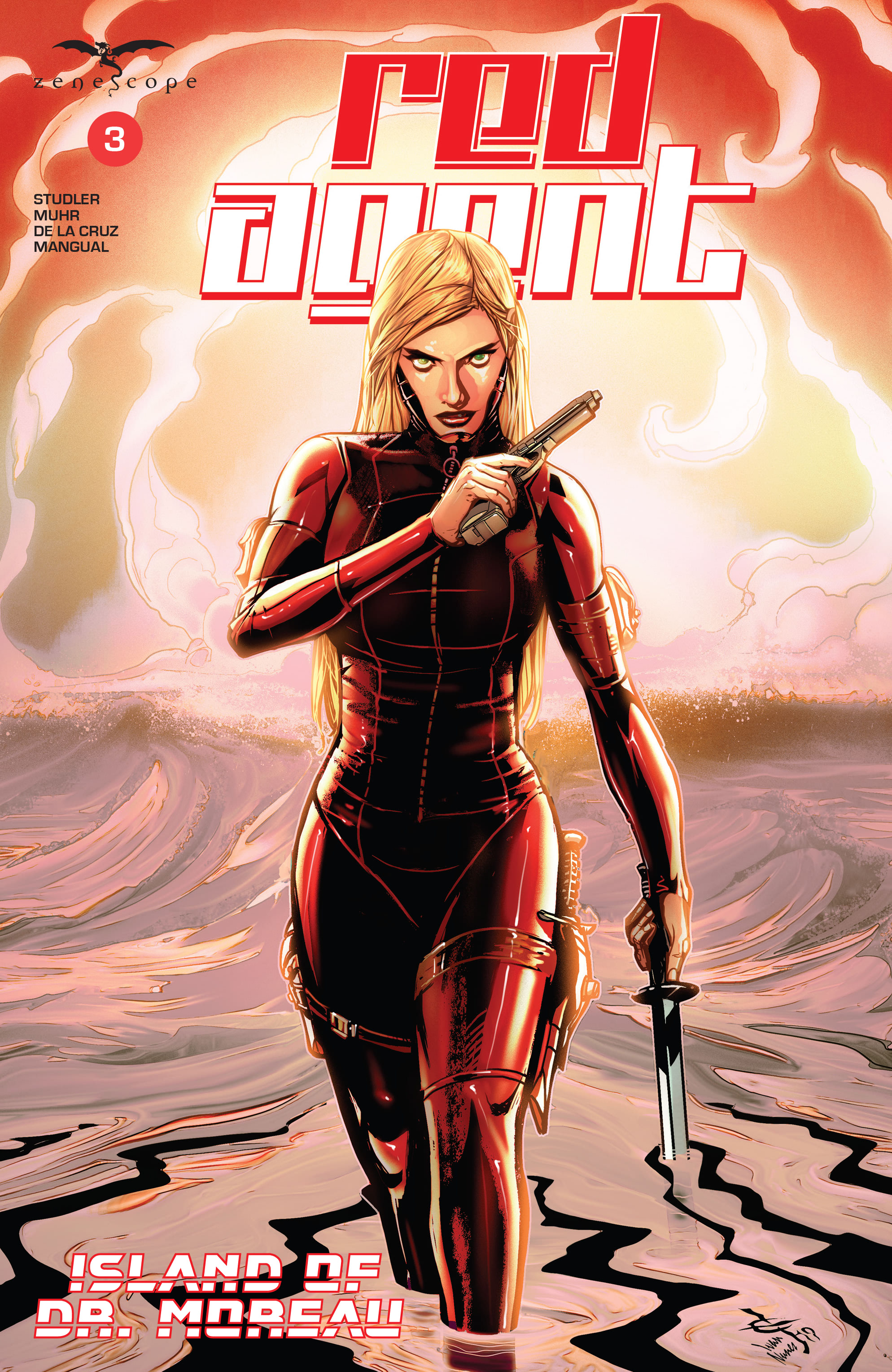 Read online Red Agent: Island of Dr Moreau comic -  Issue #3 - 1