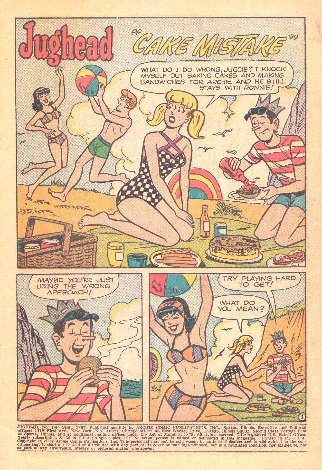 Read online Jughead (1965) comic -  Issue #148 - 3