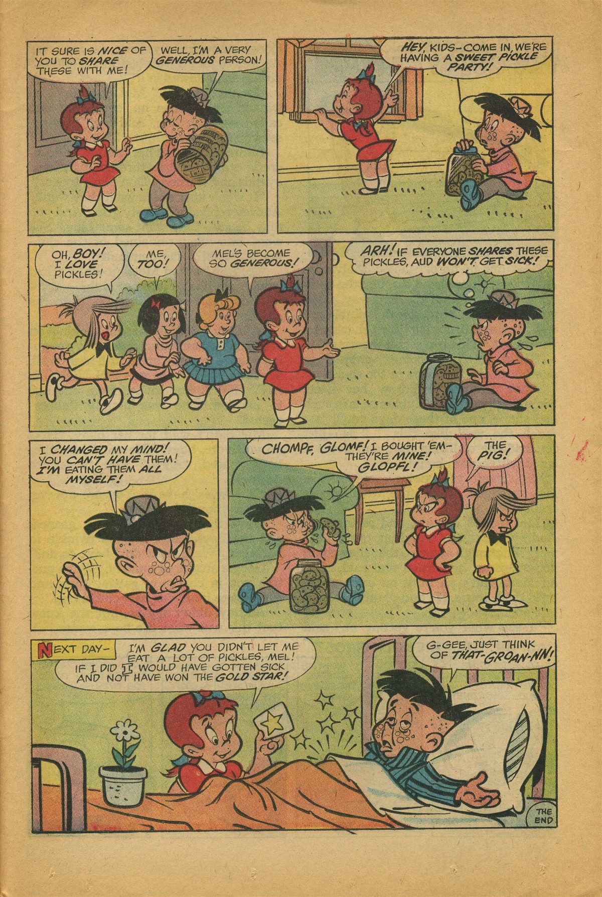 Read online Little Audrey And Melvin comic -  Issue #25 - 25