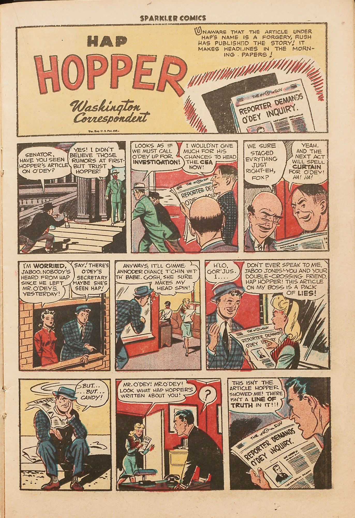 Read online Sparkler Comics comic -  Issue #66 - 21