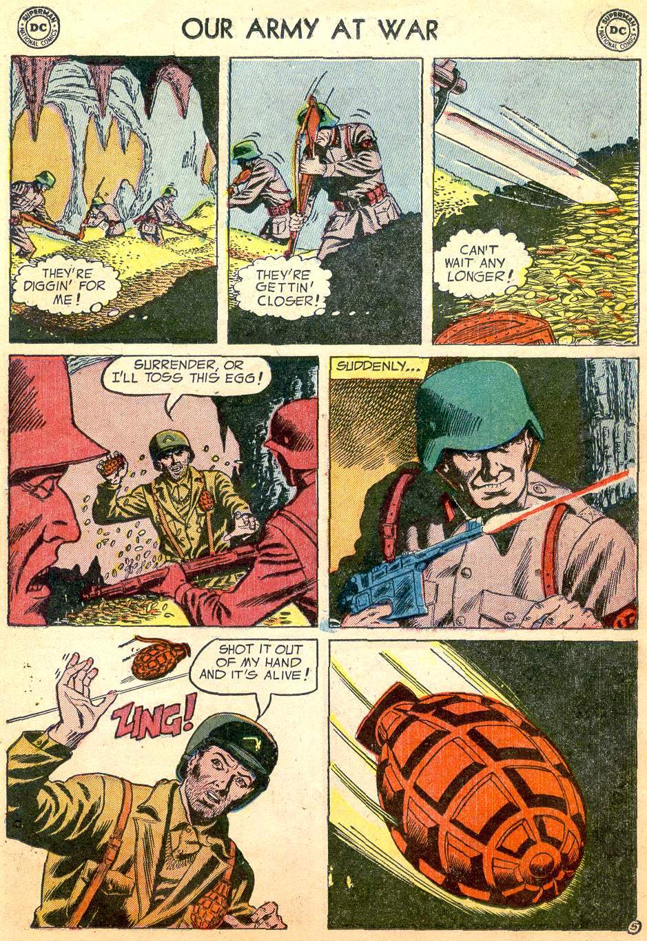 Read online Our Army at War (1952) comic -  Issue #31 - 23