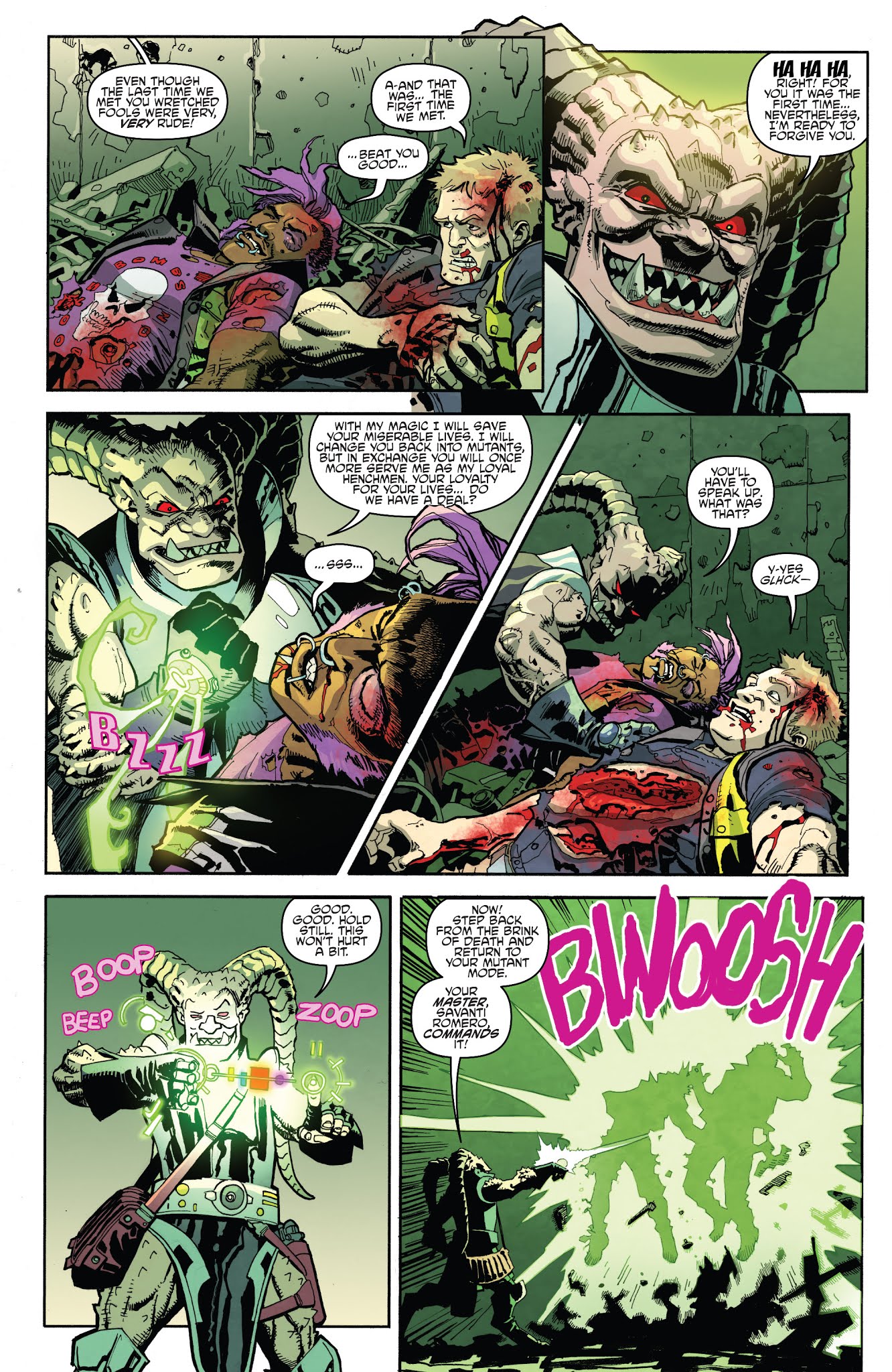 Read online Teenage Mutant Ninja Turtles: Bebop & Rocksteady Hit the Road comic -  Issue #3 - 4