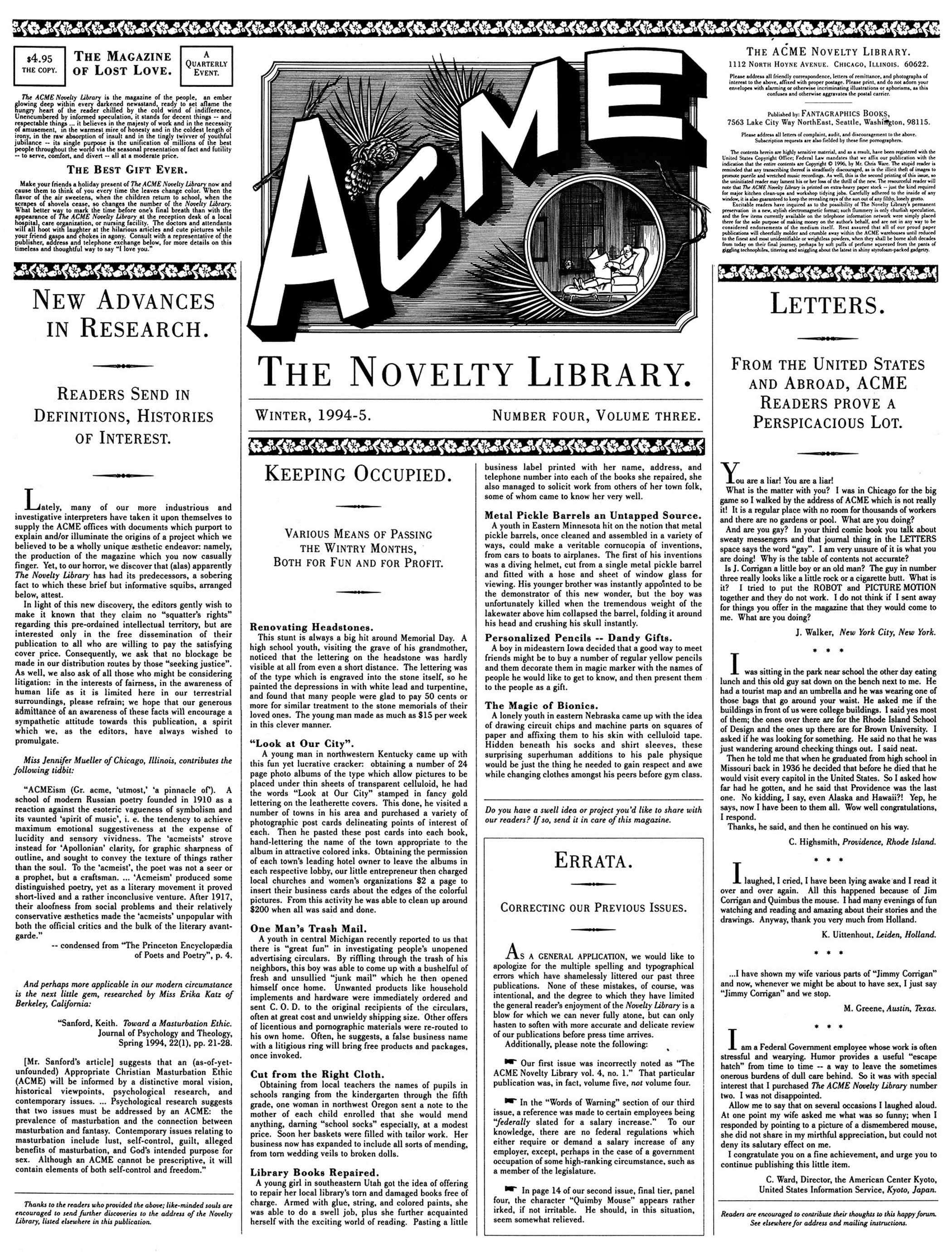 Read online The Acme Novelty Library comic -  Issue #4 - 3