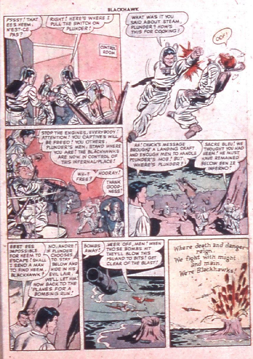 Read online Blackhawk (1957) comic -  Issue #22 - 25
