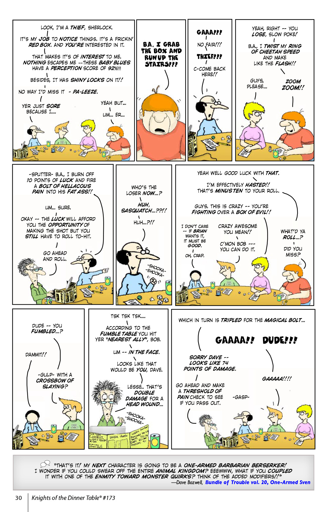 Read online Knights of the Dinner Table comic -  Issue #173 - 32