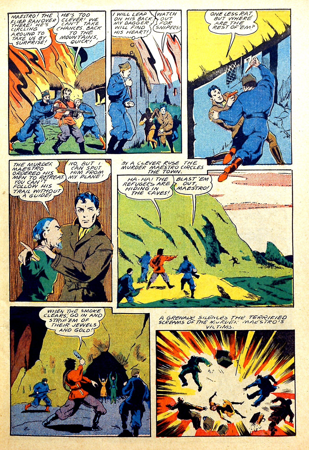 Read online Captain Flight Comics comic -  Issue #6 - 7