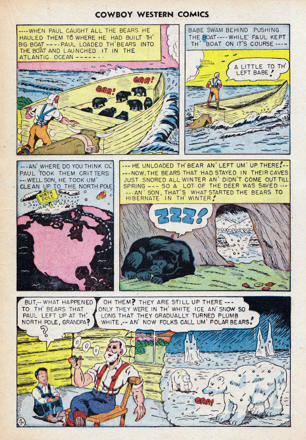 Read online Cowboy Western Comics (1948) comic -  Issue #24 - 17