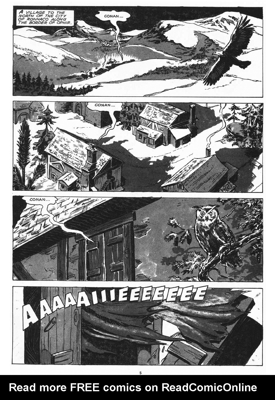 Read online The Savage Sword Of Conan comic -  Issue #161 - 7