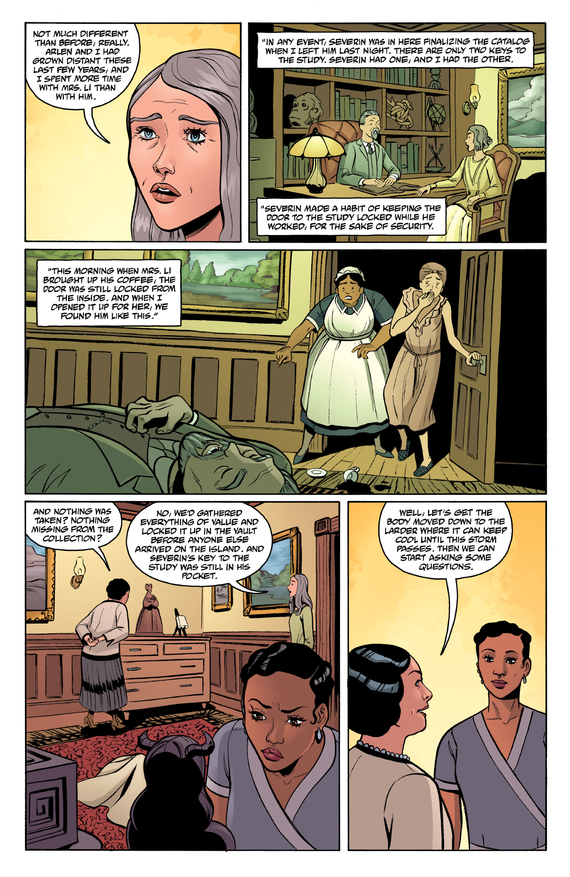 Read online The House of Lost Horizons: A Sarah Jewell Mystery comic -  Issue #1 - 10