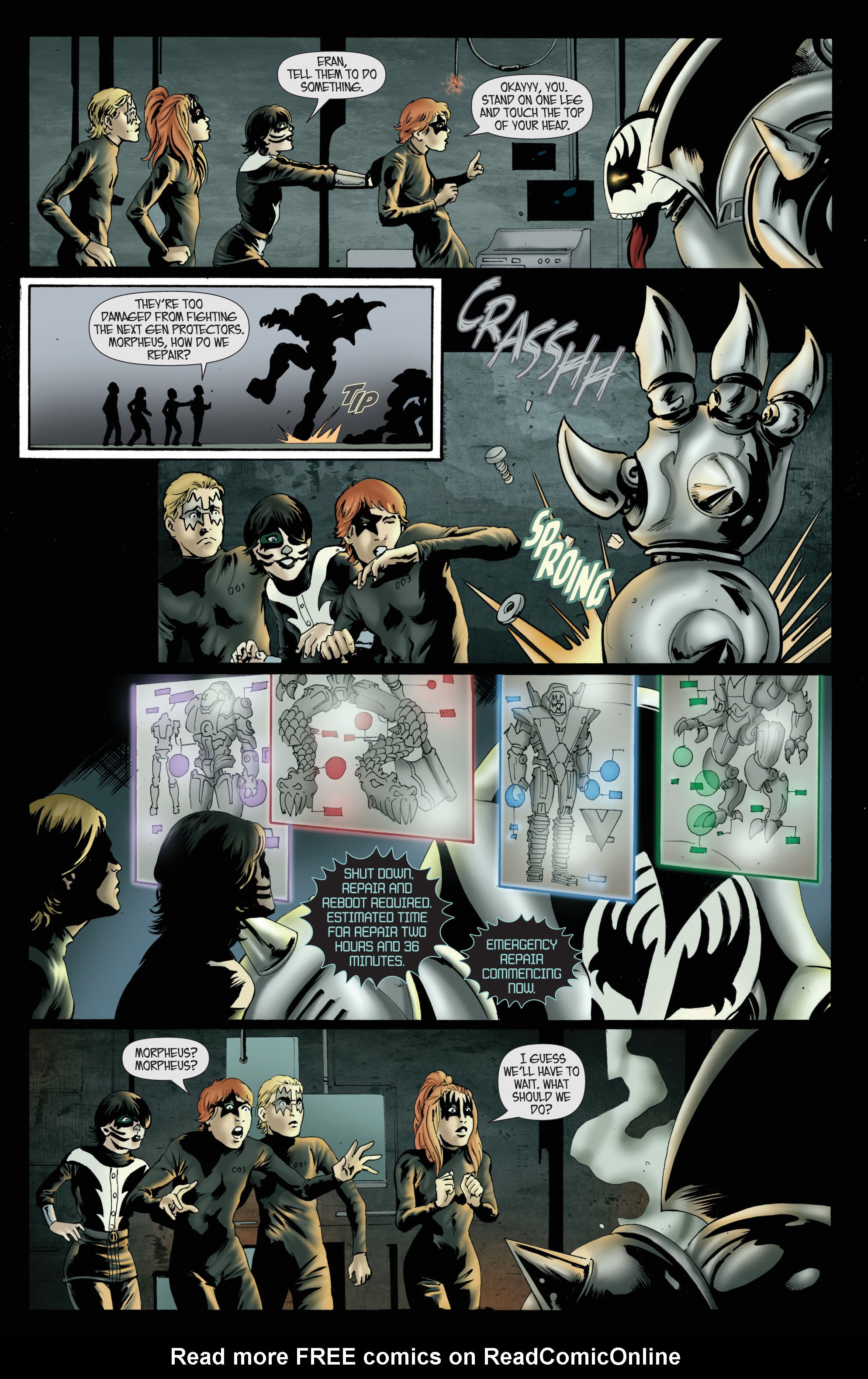 Read online KISS comic -  Issue #5 - 10
