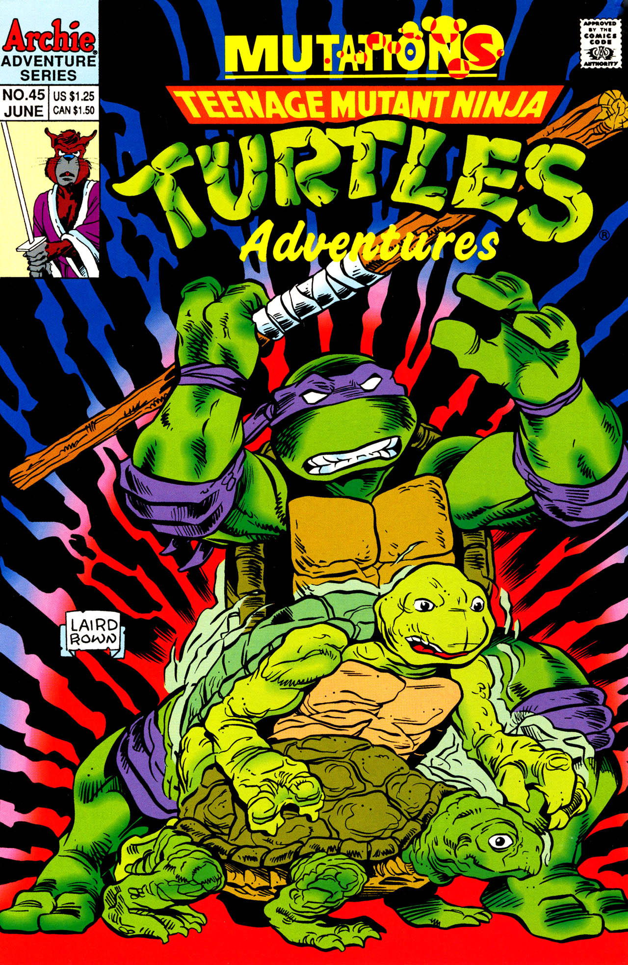 Read online Teenage Mutant Ninja Turtles Adventures (1989) comic -  Issue #45 - 1
