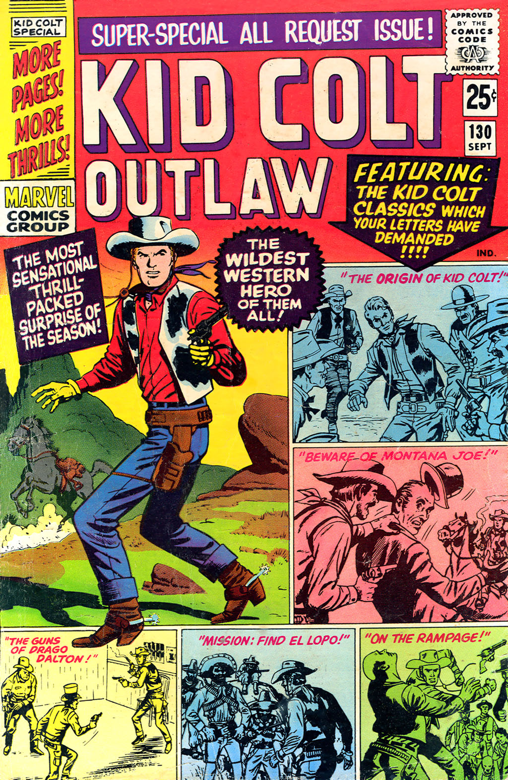 Read online Kid Colt Outlaw comic -  Issue #130 - 1