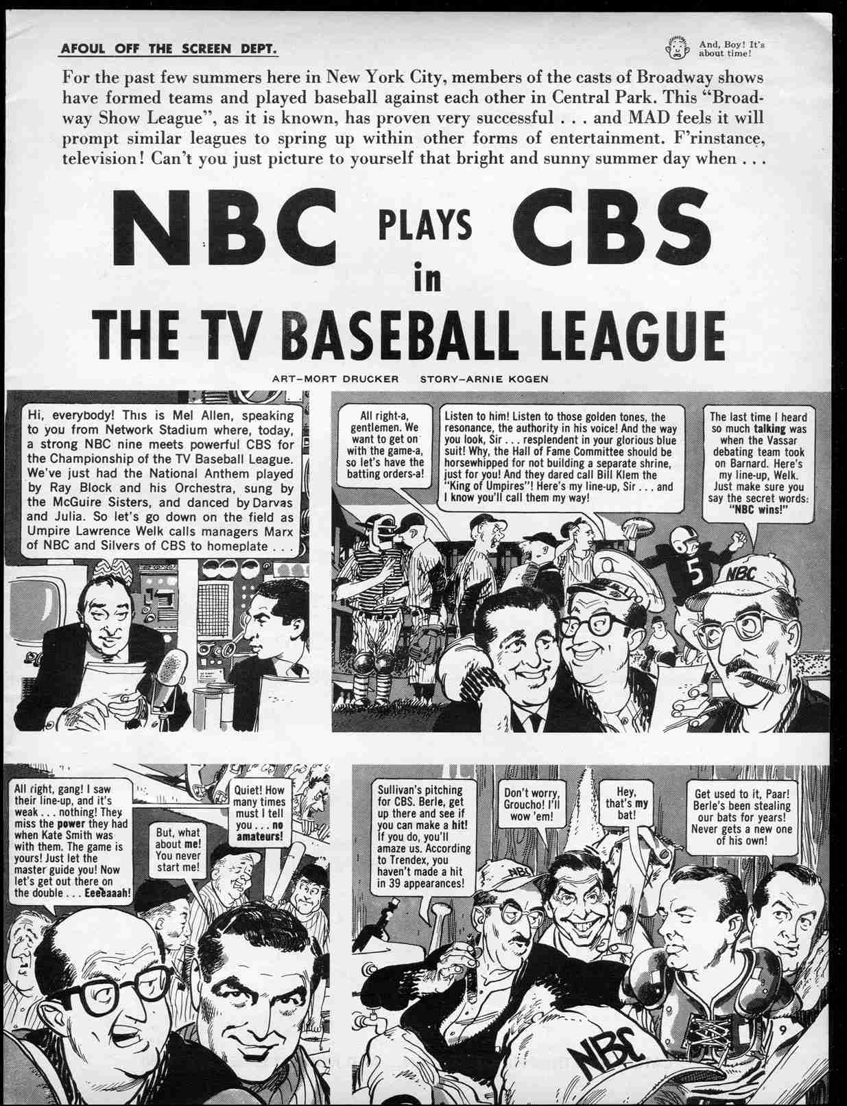 Read online MAD comic -  Issue #50 - 11