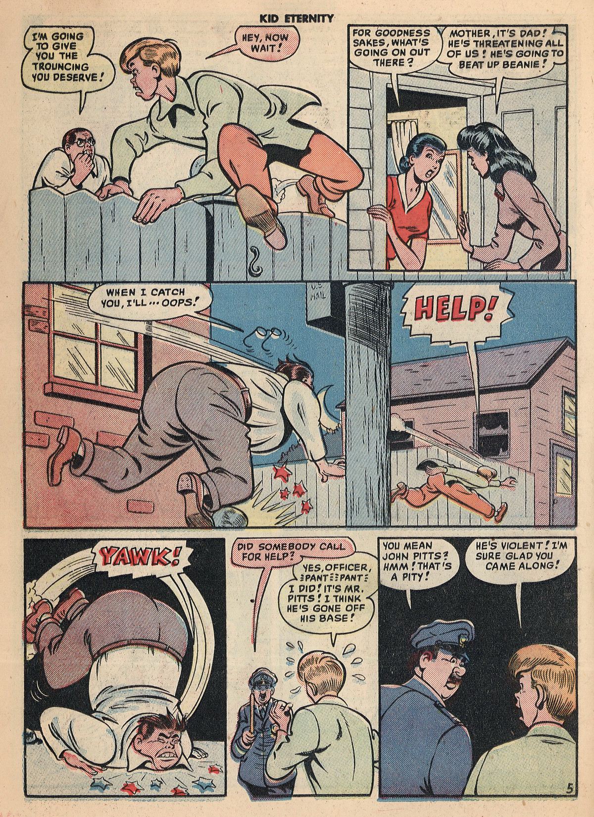 Read online Kid Eternity (1946) comic -  Issue #18 - 21