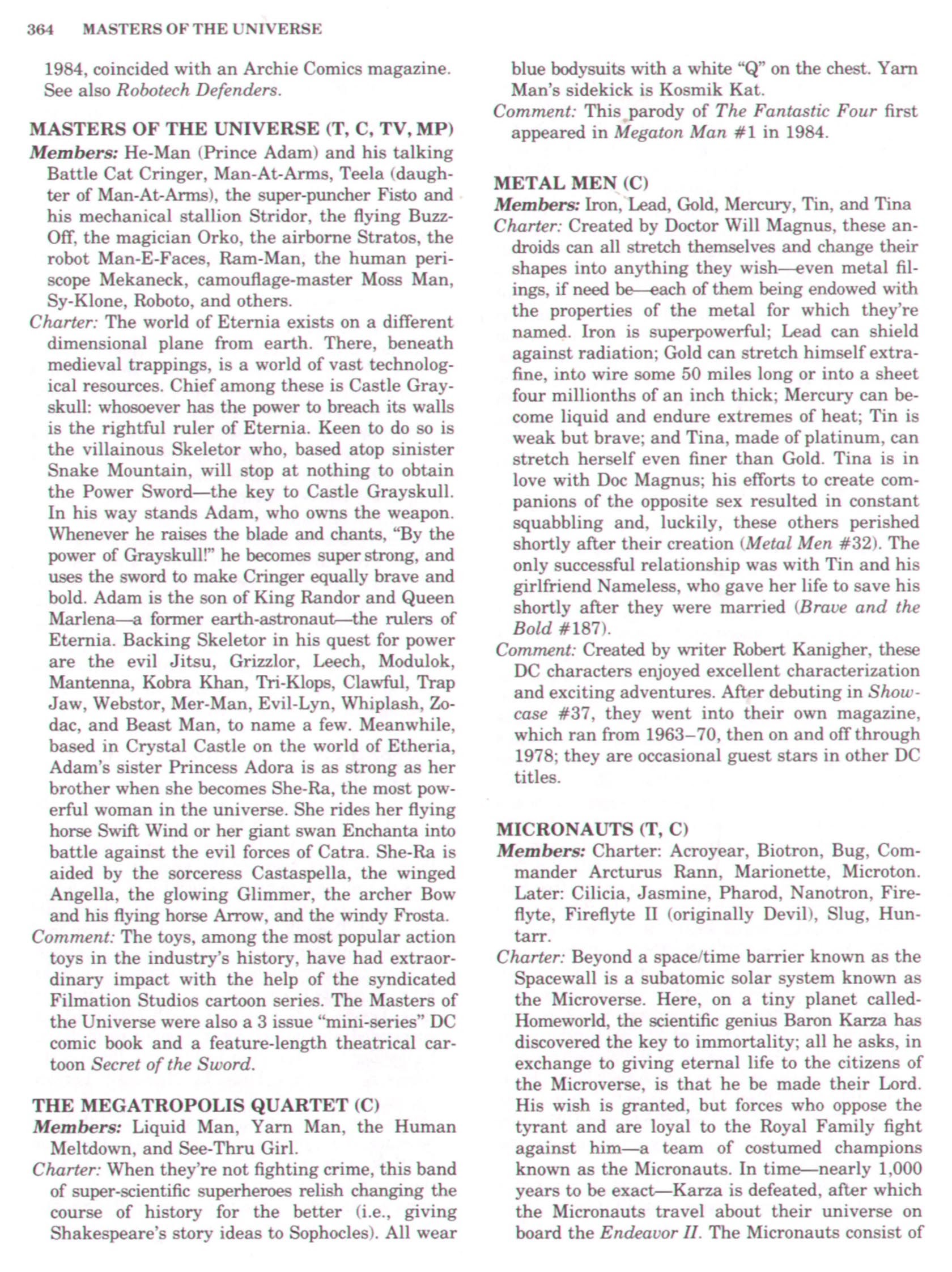 Read online The Encyclopedia of Superheroes comic -  Issue # TPB (Part 5) - 7