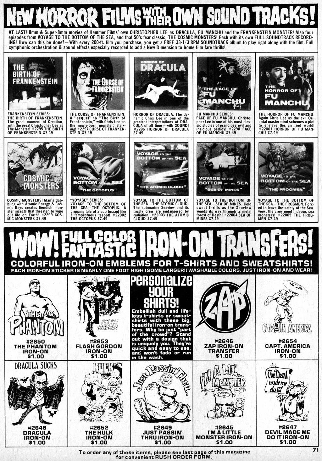 Read online Creepy (1964) comic -  Issue #64 - 71