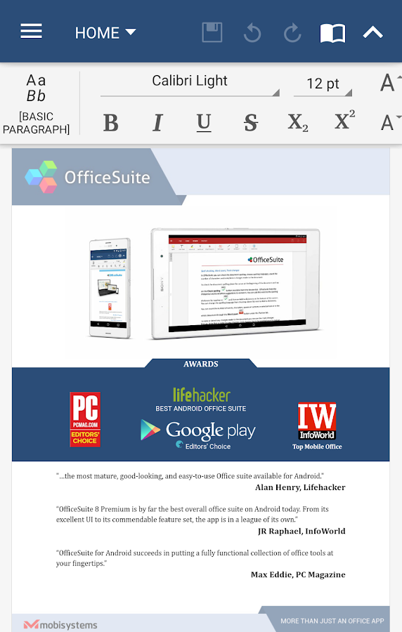 OfficeSuite Pro + PDF | Screenshot