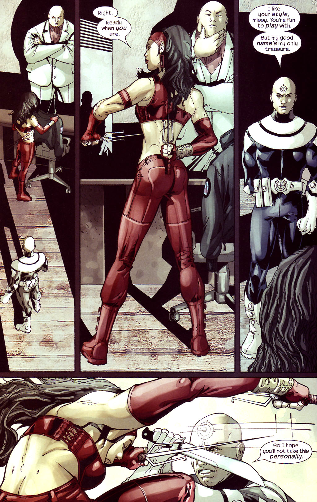 Read online Ultimate Elektra comic -  Issue #5 - 19