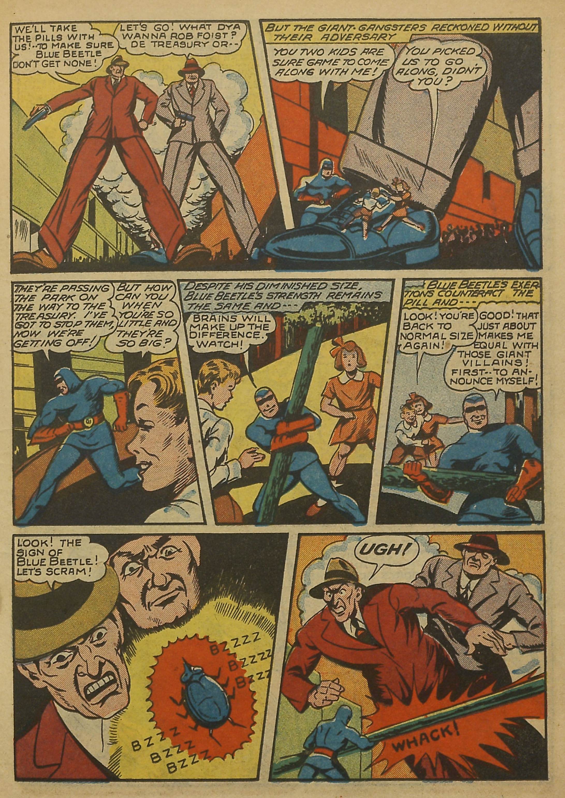 Read online The Blue Beetle comic -  Issue #39 - 12