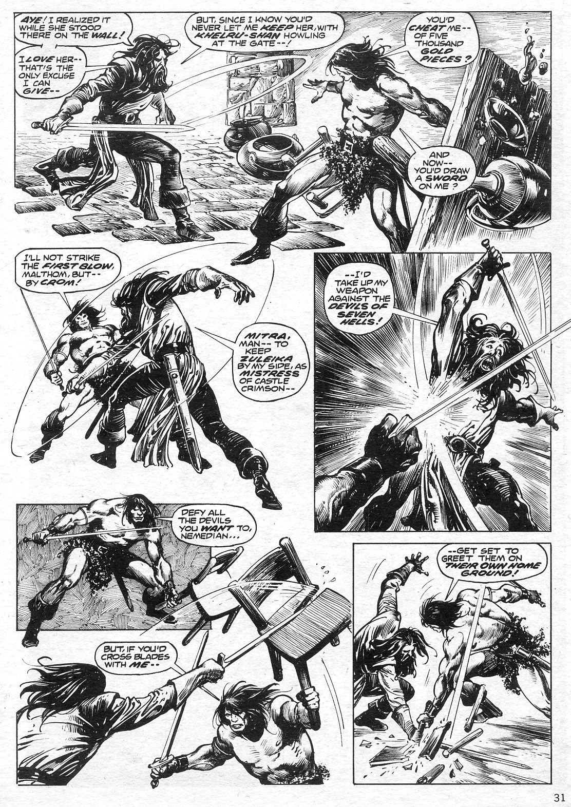 The Savage Sword Of Conan issue 12 - Page 31