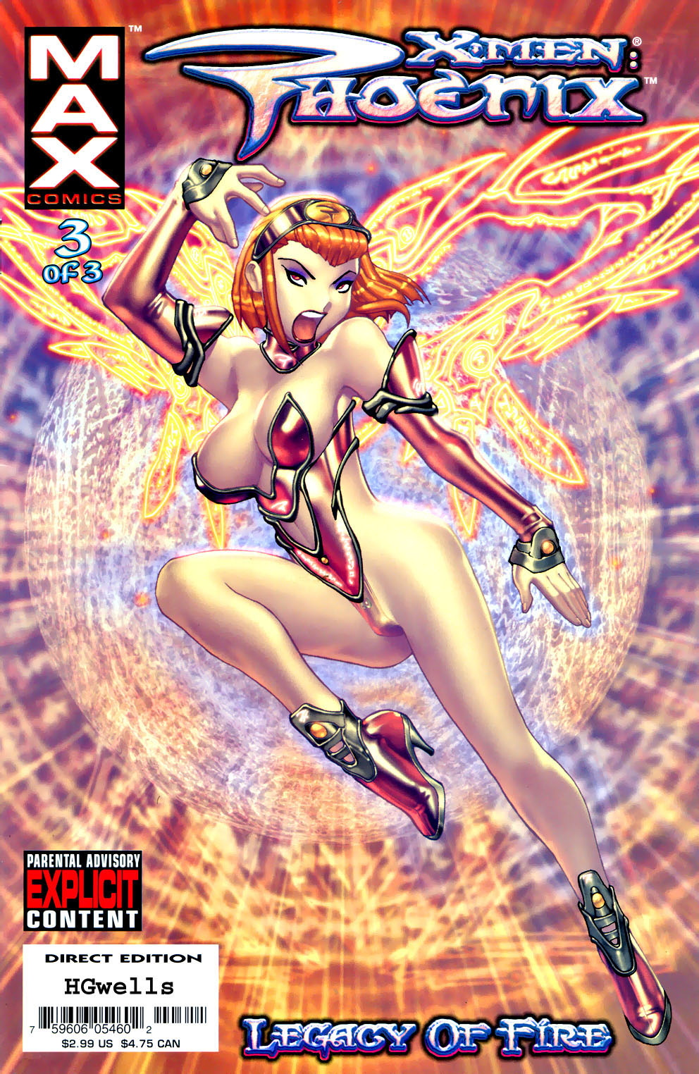 Read online X-Men: Phoenix - Legacy of Fire comic -  Issue #3 - 1