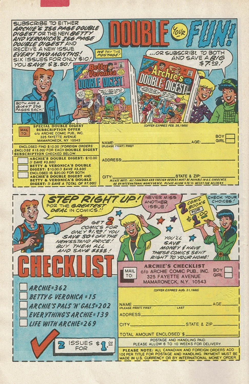 Read online The New Archies comic -  Issue #9 - 10