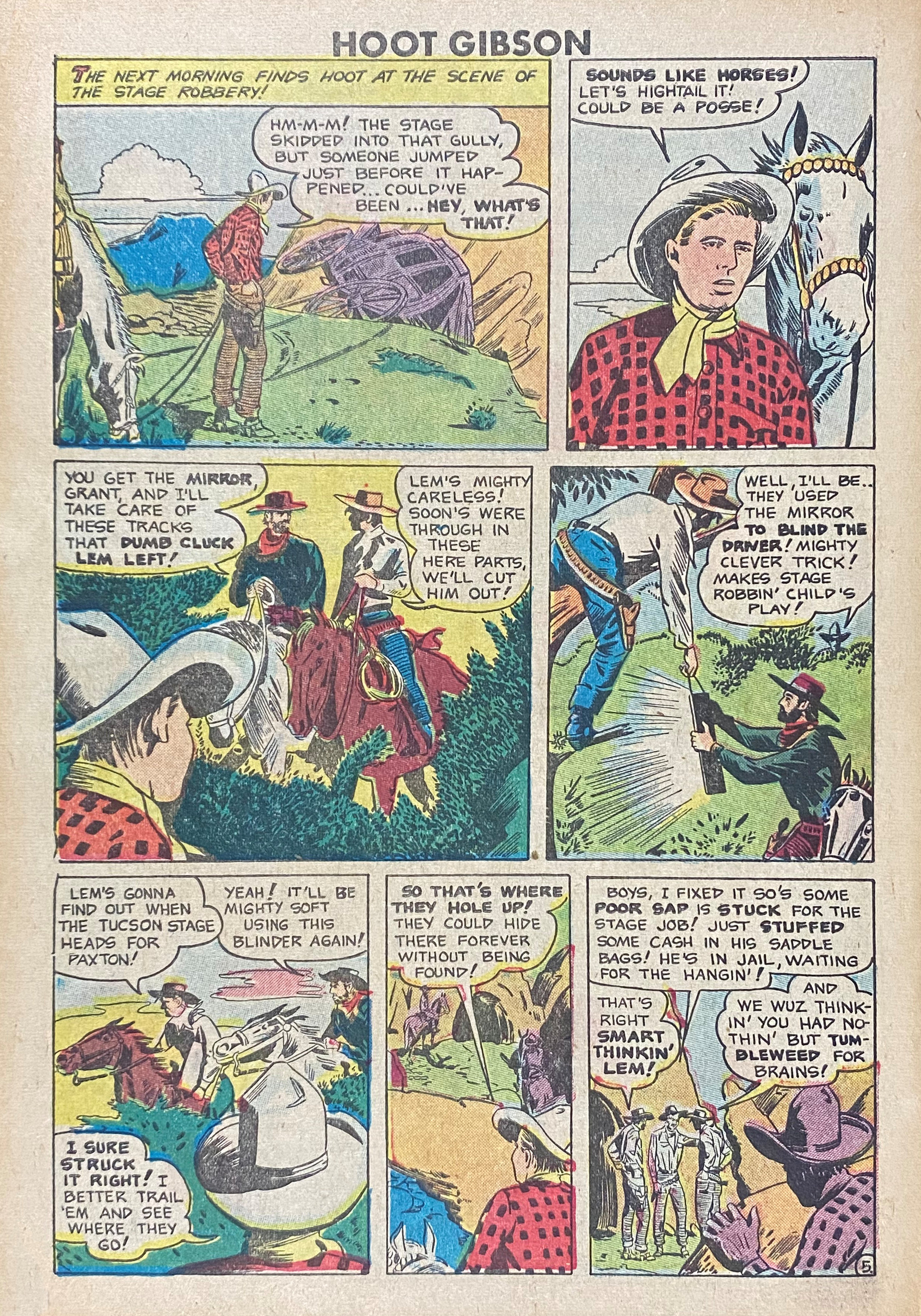 Read online Hoot Gibson comic -  Issue #3 - 6
