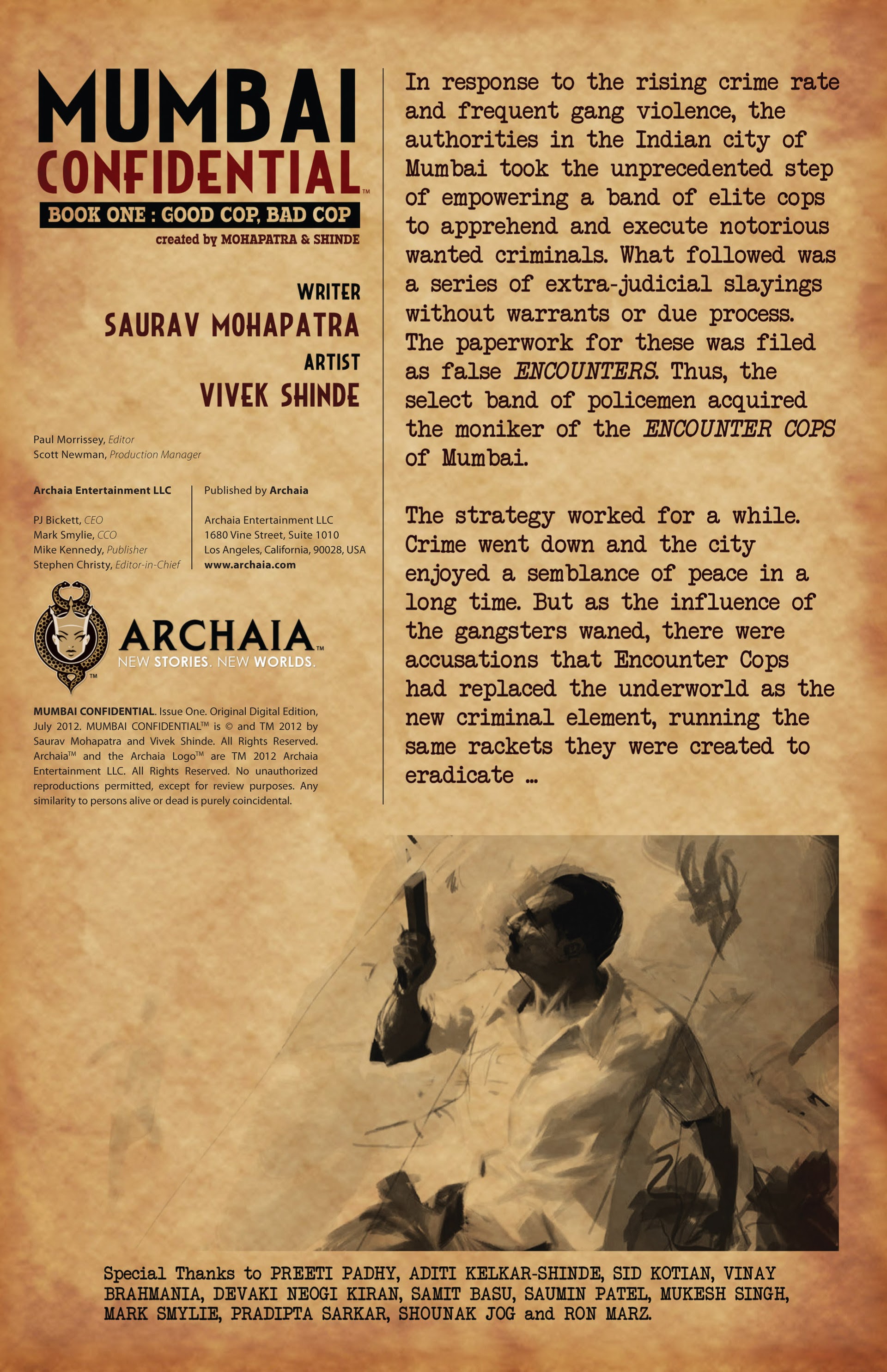 Read online Mumbai Confidential comic -  Issue #1 - 2