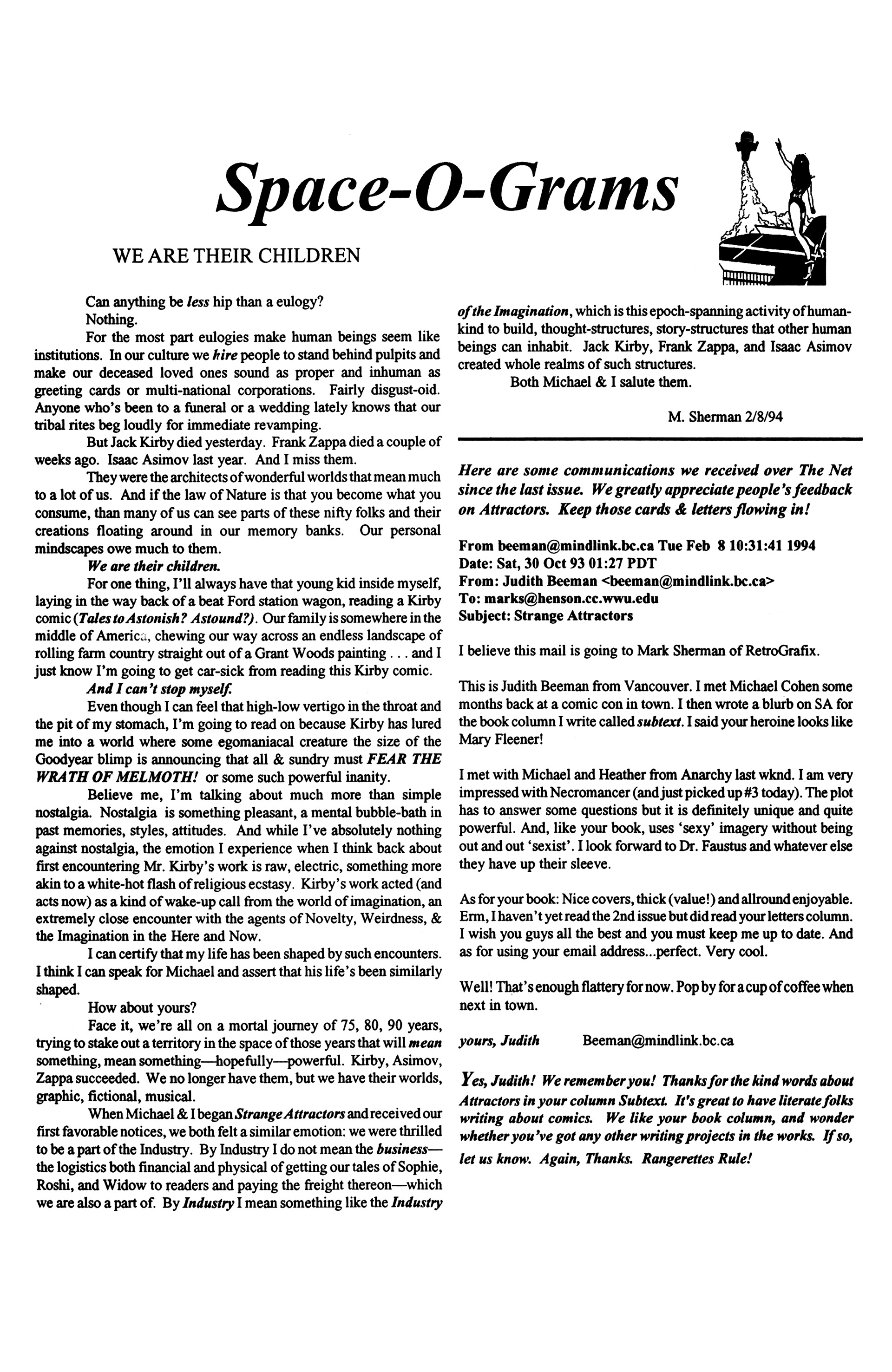 Read online Strange Attractors (1993) comic -  Issue #4 - 25