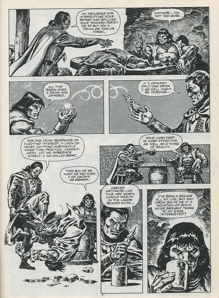 Read online The Savage Sword Of Conan comic -  Issue #187 - 9