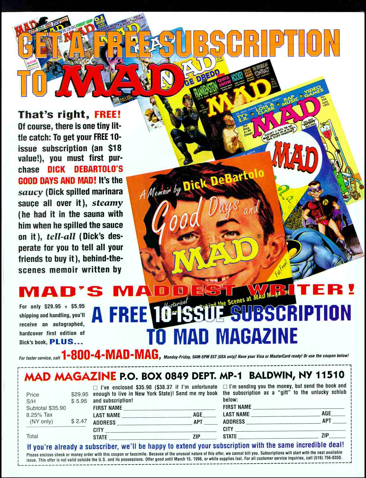 Read online MAD comic -  Issue #343 - 2